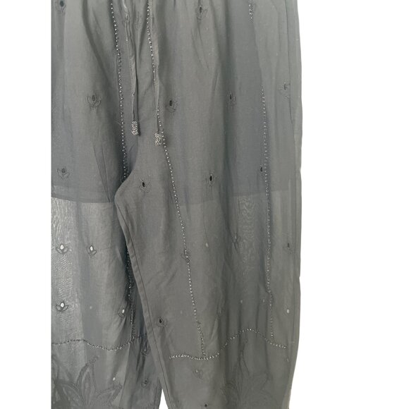 Zara Pants with Openwork Embroidery - Picture 4 of 5